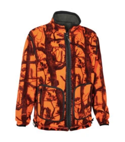 Blouson Polaire Chasse Reversible Ghostcamo Blaze/kaki Camouflage - Ghostcamo Prohunt