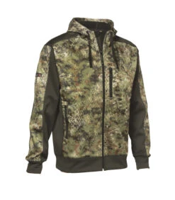 Blouson Chasse Zippé à Capuche Wolf Camouflage - Snake Forest Camouflage - Snake Forest Prohunt