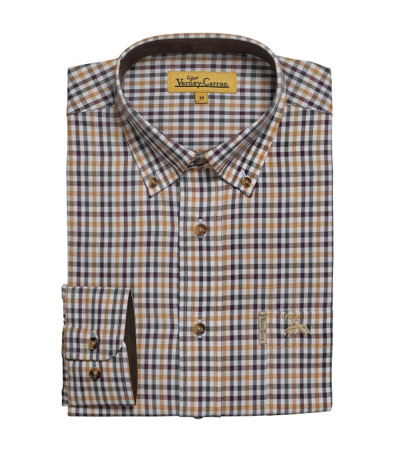 Chemise Chasse Cottage Moutarde Ligne Verney-Carron 3 Chemise Chasse Cottage Moutarde Ligne Verney-Carron