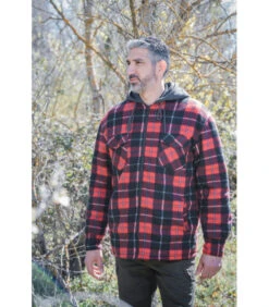 Chemise Polaire Sherpa Rouge Somlys -Chasse Équipement Magasin chemise polaire sherpa rouge 2