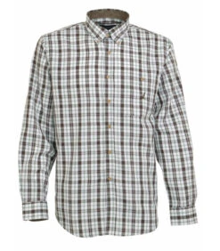 Chemise Chasse Percussion Tradition Marron / Vert