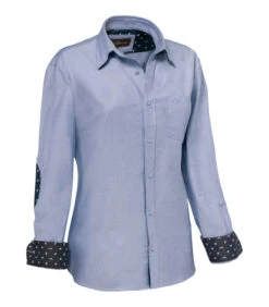 Chemisier Femme Chasse Hera Club Interchasse Bleu