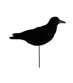 Corbeau Floqué Tourne Au Vent