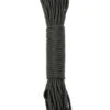 Paracorde De Parachute, Noir, 50 FT, Nylon