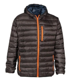 Doudoune A Capuche Explorer Marron