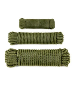 Drisse Corde Ø 9 Mm - Longueur 15 M Vert Olive -Chasse Équipement Magasin drisse corde o 9 mm longueur 15 m vert olive 2