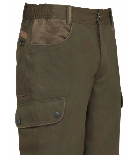 Pantalon De Chasse Fuseau Percussion Sologne Skintane Optimum Kaki 4 Pantalon De Chasse Fuseau Percussion Sologne Skintane Optimum Kaki – Image 2