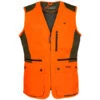 Gilet Chasse Attila Kaki / Orange Prohunt -Chasse Équipement Magasin gilet attila chasse kaki orange prohunt
