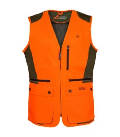 Gilet Chasse Attila Kaki / Orange Prohunt