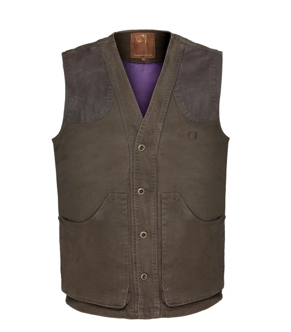 Gilet Chasse Brenne Club Interchasse Marron 3 Gilet Chasse Brenne Club Interchasse Marron