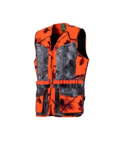 Gilet Chasse Camo Orange-forest Femme Somlys