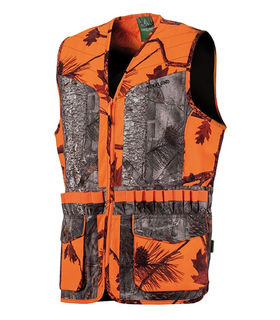 Gilet Chasse Camo Orange-forest Somlys 3 Gilet Chasse Camo Orange-forest Somlys