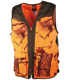 Gilet Chasse Camouflage Orange-marron Somlys