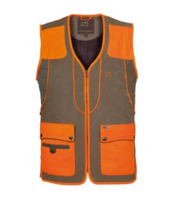 Gilet Chasse Cevrus Club Interchasse Tabac/orange