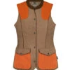 Gilet Femme Rambouillet Original Haute Visibilite Marron/Orange