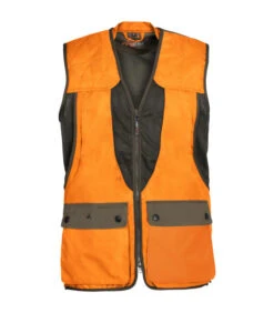 Gilet Chasse Grouse Kaki/orange Prohunt