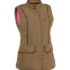 Gilet Chasse Femme Matelassé Jamie Club Interchasse Tabac -Chasse Équipement Magasin gilet matelasse jamie chasse tabac