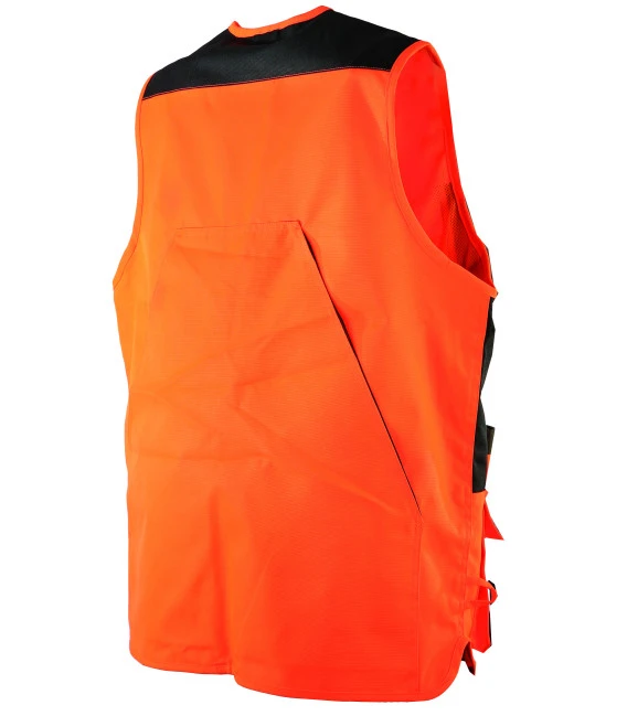 Gilet Chasse Orange Enfant Somlys 4 Gilet Chasse Orange Enfant Somlys – Image 2