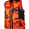 Gilet Chasse Traque Camouflage Orange -Chasse Équipement Magasin gilet traque camouflage orange
