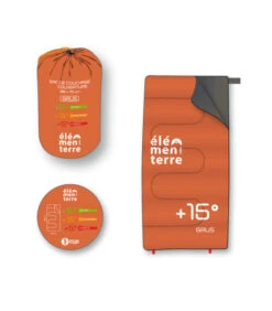 ELEMENTERRE GRUS Sac De Couchage Couverture GRUS