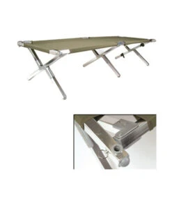 Lit De Camp PICOT US Alu. Génération 2 Kaki -Chasse Équipement Magasin lit de camp picot us alu generation 2 kaki 1