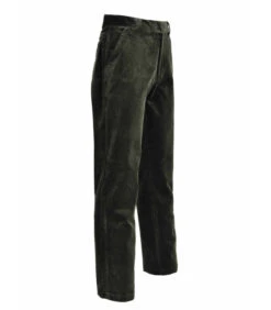 Pantalon De Chasse Percussion Velours Country Kaki