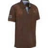 Polo Chasse Hubert Club Interchasse Marron -Chasse Équipement Magasin polo hubert chasse marron