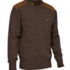 Pull Chasse Fox Rond Marron Marron Ligne Verney-Carron -Chasse Équipement Magasin pull fox rond marron chasse marron ligne verney carron
