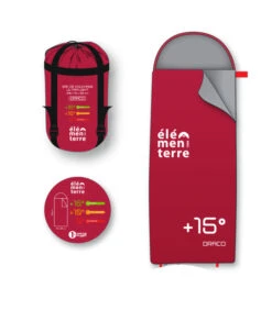 ELEMENTERRE Sac De Couchage Ultra-light Capuche DRACO