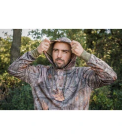 Sweat Chasse Polaire Camo Forest Capuche Somlys -Chasse Équipement Magasin sweat polaire camo forest capuche 2