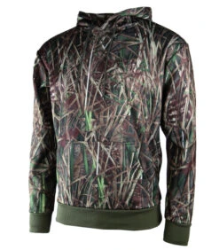 Sweat Chasse Polaire Camo Roseaux Capuche Enfant