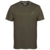 T-Shirt Brode Chasse Kaki - Percussion