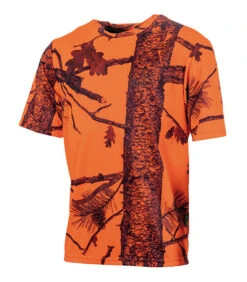 T-shirt Chasse Camo Orange Fire Somlys