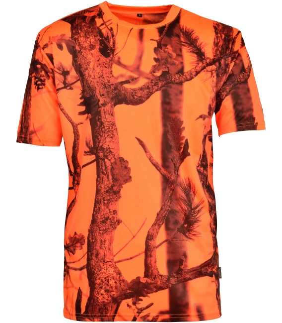 T-Shirt Chasse Fluo Ghostcamo Percussion 3 T-Shirt Chasse Fluo Ghostcamo Percussion