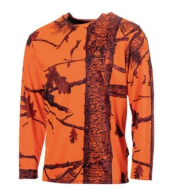 T-shirt Chasse ML Camo Orange Somlys