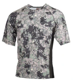 T-shirt Chasse Stretch Digital Vert Somlys
