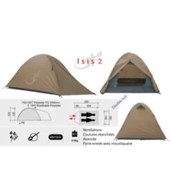 Tente Dome Freetime Isis2 2 Places Avec Avancée -Chasse Équipement Magasin tente dome isis2 2 places avec avancee 3
