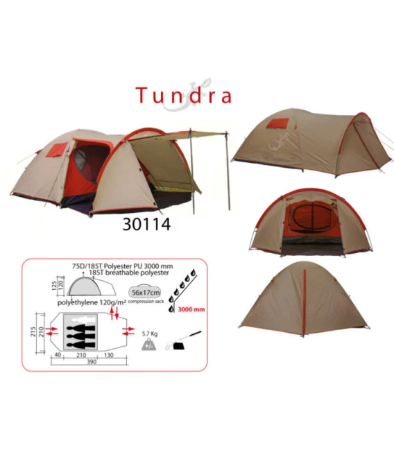 Tente Freetime Tundra Grande Avancée 3/4 Places 7 Tente Freetime Tundra Grande Avancée 3/4 Places – Image 5