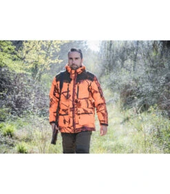 Veste Chasse Camouflage Orange Thermo-hunt -Chasse Équipement Magasin veste camouflage orange thermo hunt 1