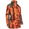 Veste Chasse Femme Percussion Brocard Ghostcamo Blaze And Black Orange -Chasse Équipement Magasin veste femme brocard ghostcamo blaze and black