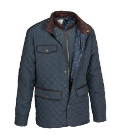 Veste Chasse Matelassée Phenix Club Interchasse Marine