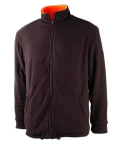Veste Chasse Polaire Réversible Orange-vert Somlys -Chasse Équipement Magasin veste polaire reversible orange vert 2