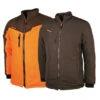 Veste Chasse Reversible Vert-orange Thermo-hunt -Chasse Équipement Magasin veste reversible vert orange thermo hunt
