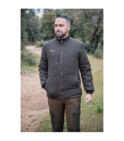 Veste Chasse Reversible Vert-orange Thermo-hunt -Chasse Équipement Magasin veste reversible vert orange thermo hunt 5