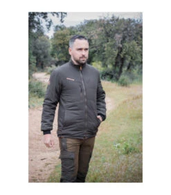 Veste Chasse Reversible Vert-orange Thermo-hunt -Chasse Équipement Magasin veste reversible vert orange thermo hunt 6