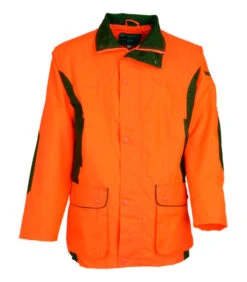 Veste Chasse Percussion Orange Pour Enfant