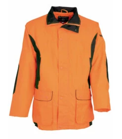 Veste Chasse Percussion Orange Securite Renfort