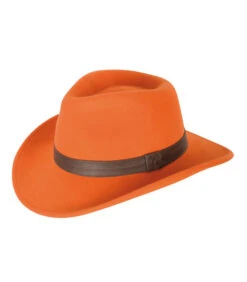 Chapeau De Chasse Woolchap Orange Ligne Verney-Carron